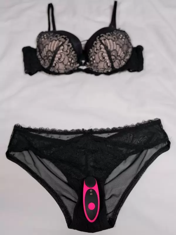 Носимый стимулятор клитора LOVENSE Ferri, управление через приложение, 7,4 см, 10 режимов, силикон, розовый с черным