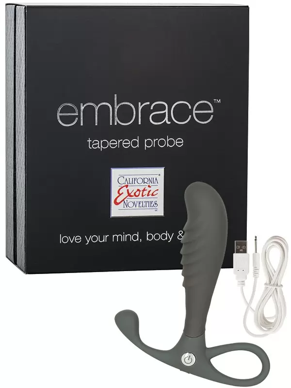Стимулятор простаты Embrace Tapered Probe перезаряжаемый – серый