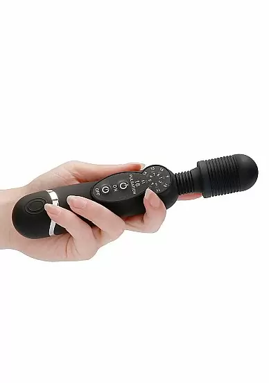 Универсальный массажер Silicone Massage Wand -  черный