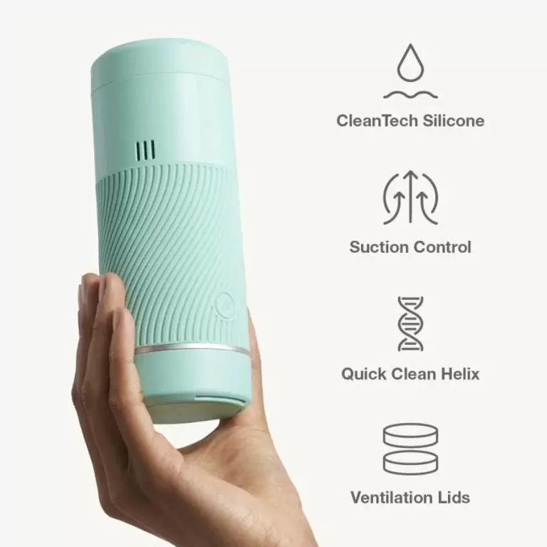 Инновационный мастурбатор с контролем всасывания Arcwave Pow (мятный)