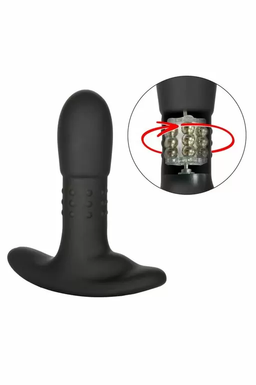 Массажер простаты Eclipse™ Beaded Probe дистанционным управлением с помощью браслета