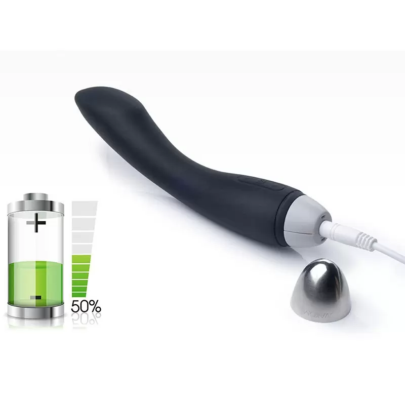 Сенс-вибратор G-точки Lisa включающийся от прикосновений – черный	