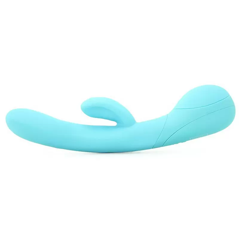 Вибромассажер Impress Tongue со стимуляцией клитора – голубой